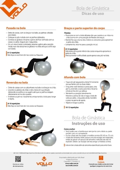 Bola de Ginástica para Pilates e Yoga com Bomba - loja online