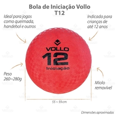 Bola de Iniciação Tamanho 12 Vollo - Casa São Paulo