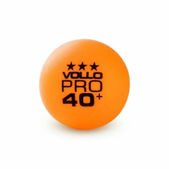 Bola de Tênis de Mesa Ping-Pong Laranja 3 Estrelas 6 Unidades Pro 40+ Vollo