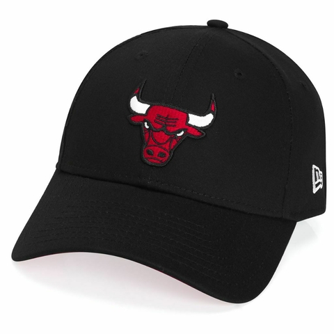 Bone New Era 9Forty NBA Chicago Bulls Aba Curva Preto