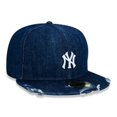 Boné New York Yankees Denim Destroyed New Era na internet