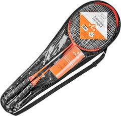 Kit Badminton 2 Raquetes e 3 Petecas Vollo na internet