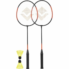 Kit Badminton Completo 2 Raquetes e 2 Petecas Vollo - comprar online