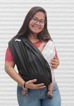 Fast Sling de Vestir Grid Branco + Preto na internet