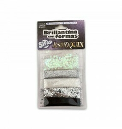 Brillantina C/Formas Esmoquin x 5 sobres