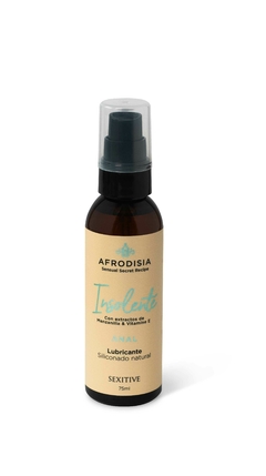 LUBRICANTE SILICONADO NATURAL AFRODISIA INSOLENTE ANAL 75ML. AFR01