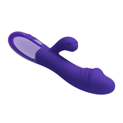 VIBRADOR DOBLE ESTIMULACION "SNAPPY-YOUTH" RECARGABLE 19X3,2CM 10 FUNCIONES. BI-014173L en internet