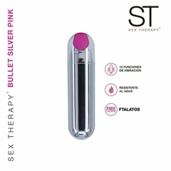 ST BALA BULLET SILVER PINK 10 FUNCIONES USB. LY72B01-0