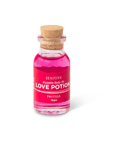 MINI ACEITE COMESTIBLE LOVE POTION - SABOR FRUTILLA. A24M