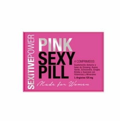 PASTILLA ESTIMULANTE FEMENINO SEXY PILL PINK X4 - SEXITIVE. PSP - comprar online