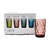 SET X6 VASOS 370ML DE VIDRIO LABRADO