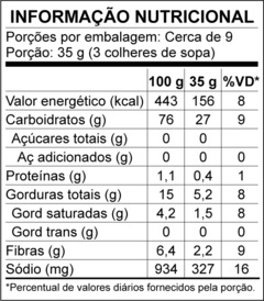 Farofa de Laranja e Hortelã - 300g - Paula Costa Temperos