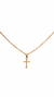 Cadena con dije CROSS ( gold )