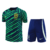 Conjunto de Treino Nike Brasil Camisa + Shorts - Verde com detalhes azul