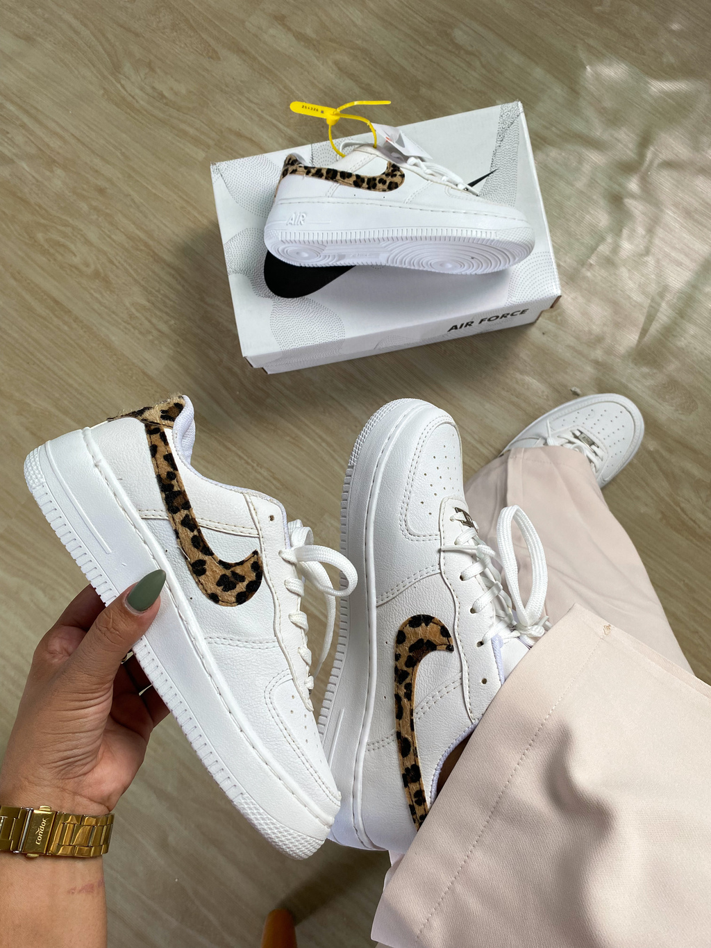 Animal print store nike air force