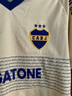 CAMISETA BOCA JUNIORS RETRO DORADA RIQUELME BORDADA - comprar online