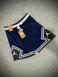 SHORT BERMUDA NBA JORDAN NEGRO IMPORTADO AZUL