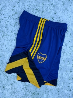 SHORT BOCA JUNIORS BERMUDA CON CIERRE BORDADO - FAQ INDUMENTARIA