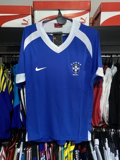 CAMISETA BRASIL IMPORTADA RETRO SUPLENTE ROBINHO AZUL