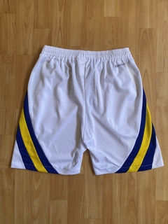 SHORT BOCA JUNIORS BERMUDA CON CIERRE BLANCO 2024 25 - tienda online