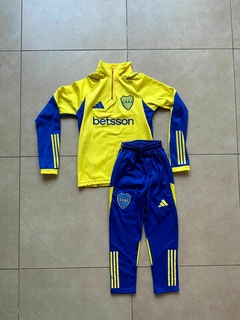 CONJUNTO BOCA JUNIORS BUZO Y PANTALON NIÑOS