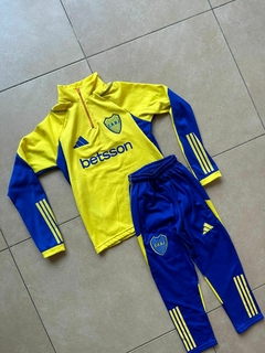 CONJUNTO BOCA JUNIORS BUZO Y PANTALON NIÑOS en internet