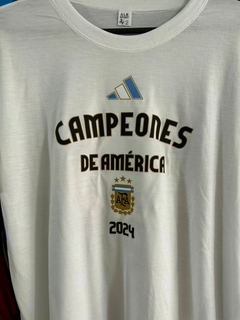 REMERA AFA SELECCION ARGENTINA ALGODON COPA AMERICA - comprar online