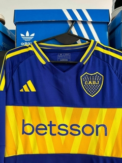 CAMISETA BOCA JUNIORS ZENON MANGA LARGA TITULAR 2025 - FAQ INDUMENTARIA