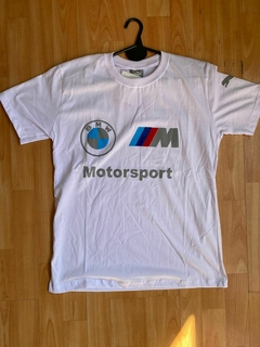 REMERA PUMA BMW MOTORSPORT ALGODON BLANCA