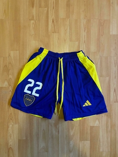 SHORT BERMUDA CON CIERRE ZENON BOCA JUNIORS CON NUMERO TITULAR 2025 - comprar online