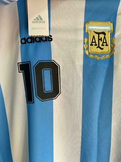 CAMISETA AFA SELECCION ARGENTINA RETRO MARADONA 94 TITULAR - comprar online