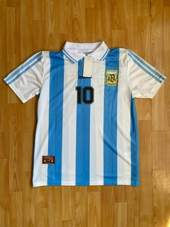 CAMISETA AFA SELECCION ARGENTINA RETRO MARADONA 94 TITULAR