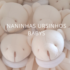 Naninha Ursinha Baby Rosa - Mini Mundo Baby