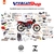 Kit Disco De Embreagem Moto Yamaha Xtz 250 Lander Teneré