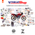 Corrente Transmissão 428hx118l Reforçada Honda Cg 150 Ybr 125 Ybr Factor - Vulcanshop