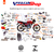 Corrente Transmissão 428hx122l Yamaha Xtz 150 Crosser Corrente - loja online