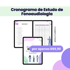 Cronograma de Estudo