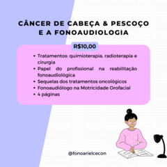 Câncer de cabeça e pescoço e a Fonoaudiologia - comprar online