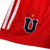 Kit Infantil Universidad do Chile II Adidas 23/24 - Vermelho com detalhes em azul - DR IMPORTS - Artigos Esportivos