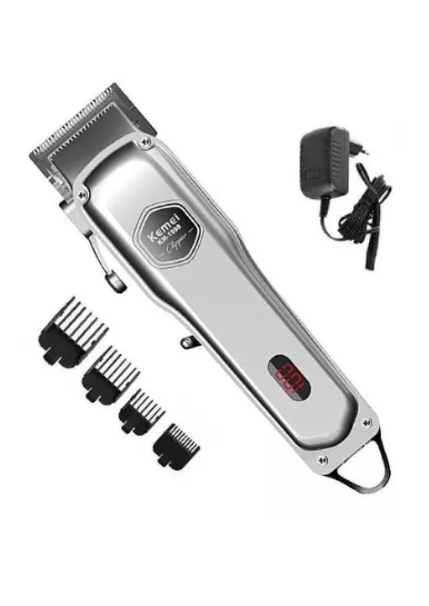Maquina De Cortar Cabelo Profissional Kemei