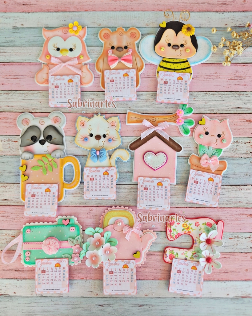 Caixa Papelaria Kawaii Fofa 25 Itens