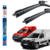 Kit Par Palheta Dianteira Limpador Parabrisa Fiat Fiorino 2014 Até 2020 - Original Bosch Aerofit