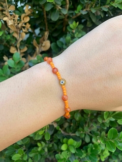 PULSERA ACTIVA CHAKRA OJO - Naranja de la paz