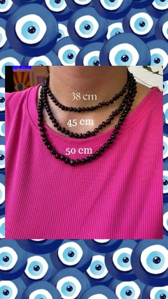 Collar de ámbar de 45cm mix de piedras en internet