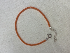 Pulsera salmón + plata 925