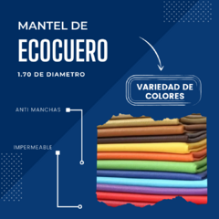 Mantel de ecocuero 1.70 de diámetro - comprar online