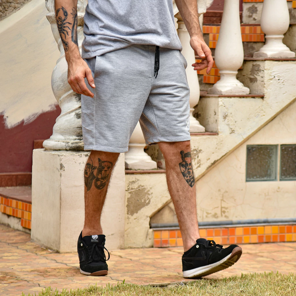 Bermuda Jogging Regular Fit - Gris