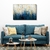 Quadro Decorativo Canvas Sala Quarto Abstrato Azul Dourado 100x70 - comprar online