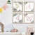 Quadros Decorativos Quarto Infantil Borboleta C/Inicial Nome