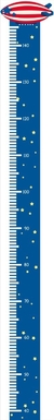 Adesivo Régua Do Crescimento Girafa ou Balão - Medir Altura